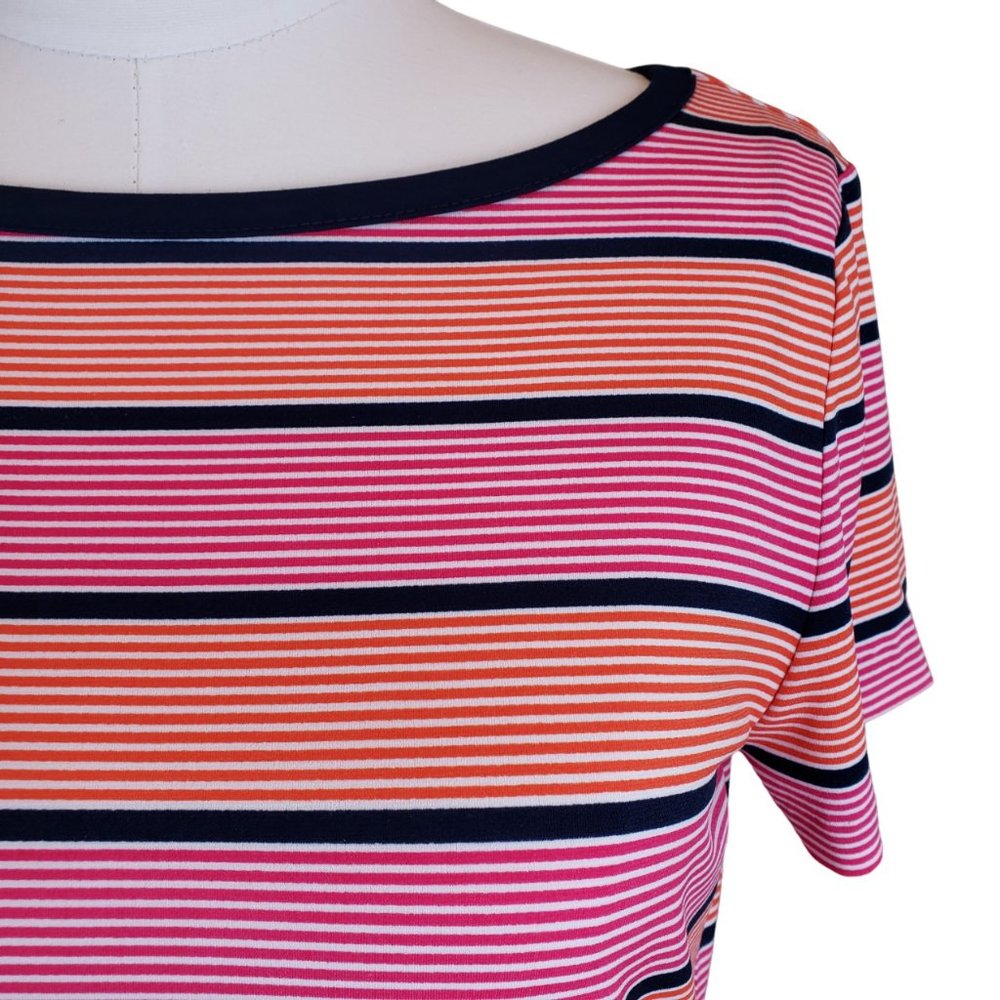 Michael Kors Stripe Shift Dress Short Sleeves, Medium EUC - Picture 5 of 7